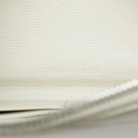Pre-Loved Saint Laurent Monogram Zip Around Long Wallet - Picture 8 of 12